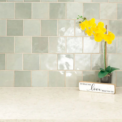 MSI Surfaces Backsplash Renzo Jade Glossy Ceramic Tile 5X5 - Plumbing Market