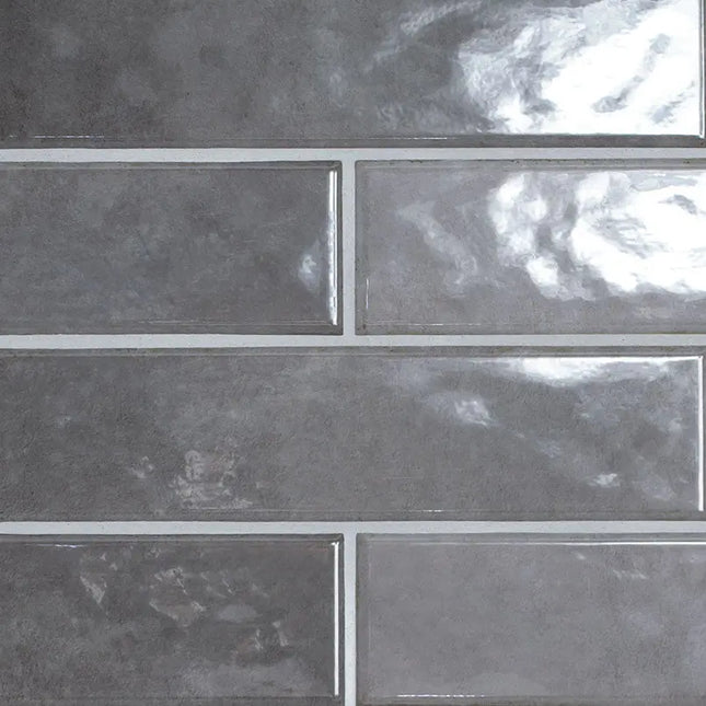 MSI Surfaces Backsplash Renzo Storm Glossy Ceramic Tile 3x12 - Plumbing Market