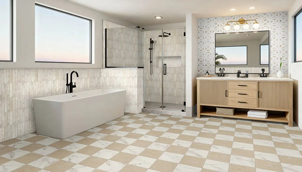 MSI Surfaces Backsplash and Wall Tile Angora Geometric Pattern Tile