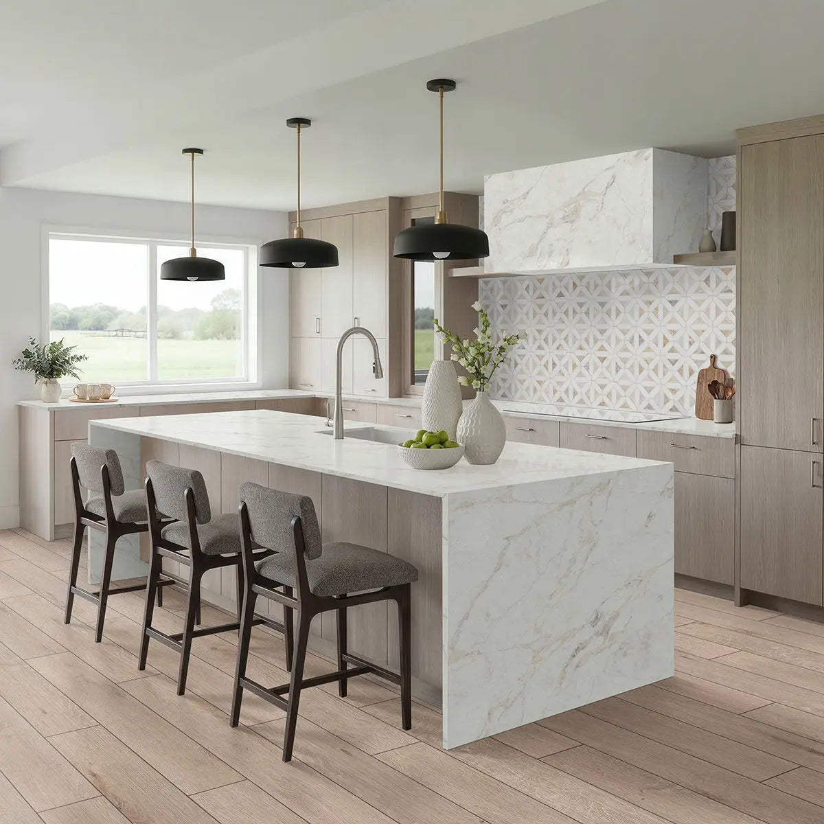 MSI Surfaces Backsplash and Wall Tile Angora Geometric Pattern Tile