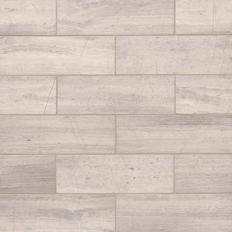 MSI Surfaces Backsplash and Wall Tile White Oak 4X12 Honed