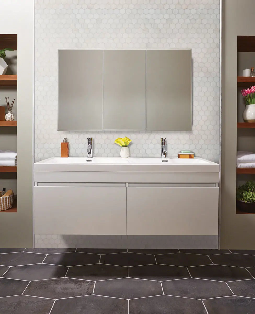 MSI Surfaces Bianco Dolomite 2” Hexagon Mosaic Marble Tile