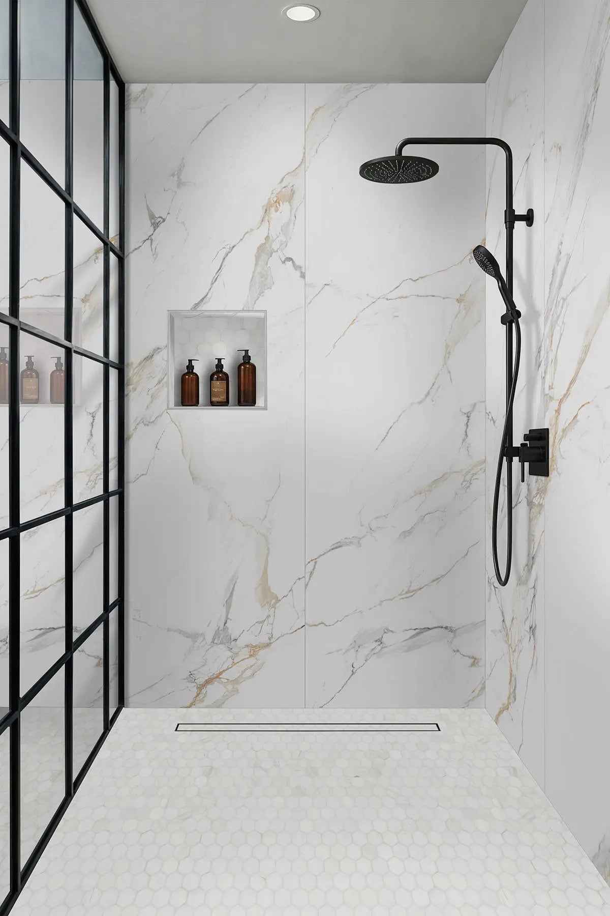 MSI Surfaces Bianco Dolomite 2” Hexagon Mosaic Marble Tile