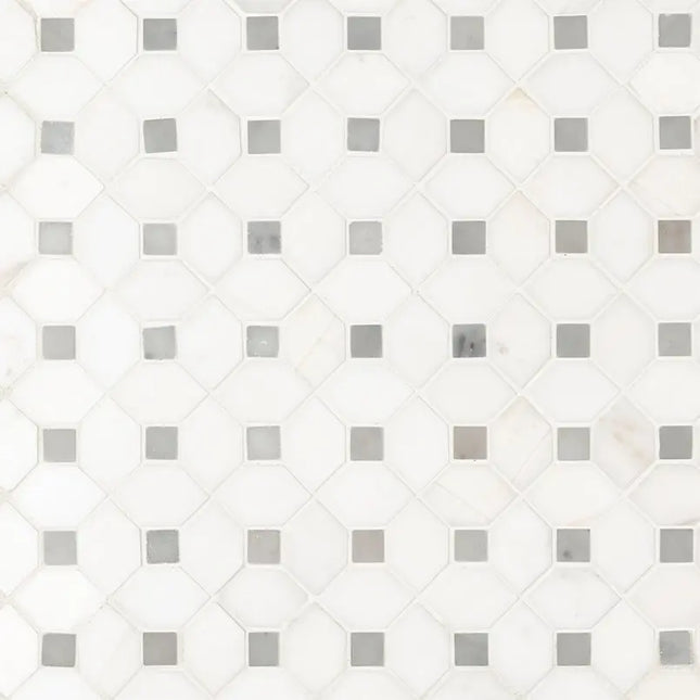 MSI Surfaces Bianco Dolomite Dotty Mosaic SMOT-BIANDOL-DOTP - Plumbing Market