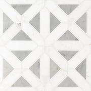 MSI Surfaces Bianco Dolomite Geometrica Marble Tile Polished
