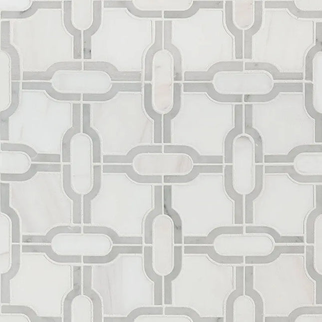 MSI Surfaces Bianco Gridwork Polished SMOT-BIANDOL-GRIDP - Plumbing Market