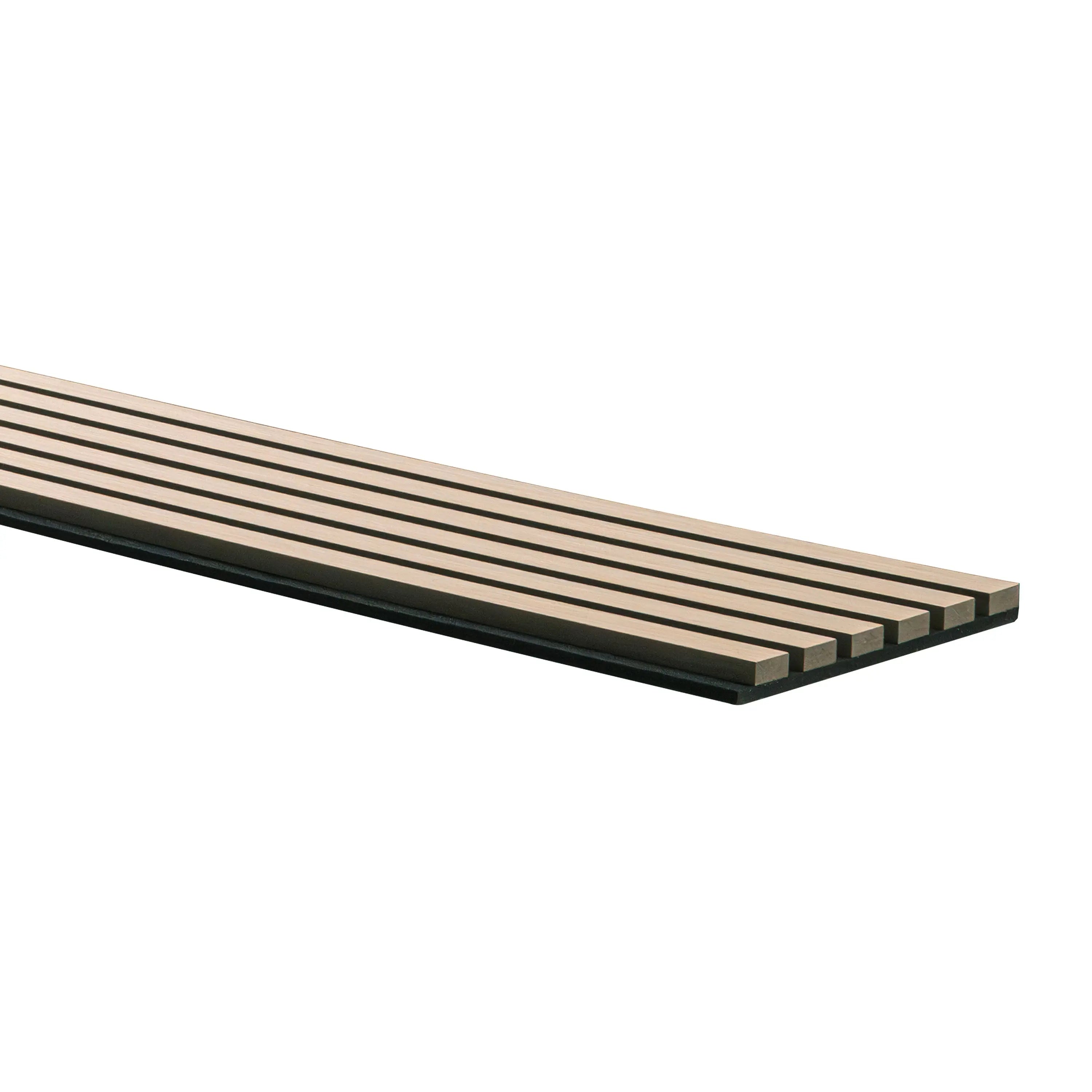 MSI Surfaces Blonde Fluted Acoustic Wood Slat Panels