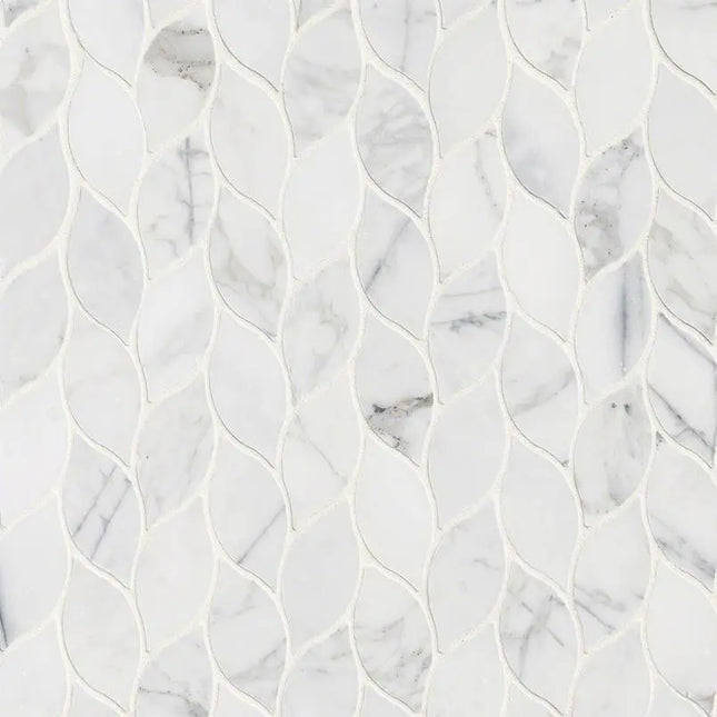 MSI Surfaces Calacatta Blanco Mosaic SMOT-CALBLA-POL10MM - Plumbing Market