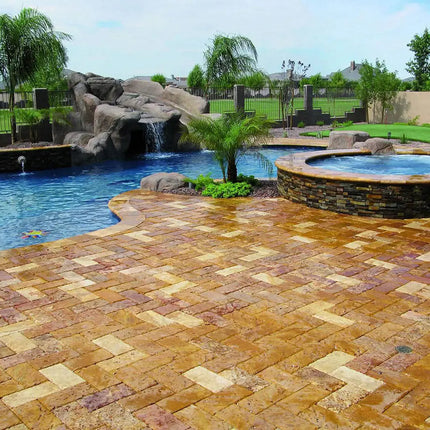 MSI Surfaces California Gold Ledger Corner LPNLSCALGLD618COR - Plumbing Market