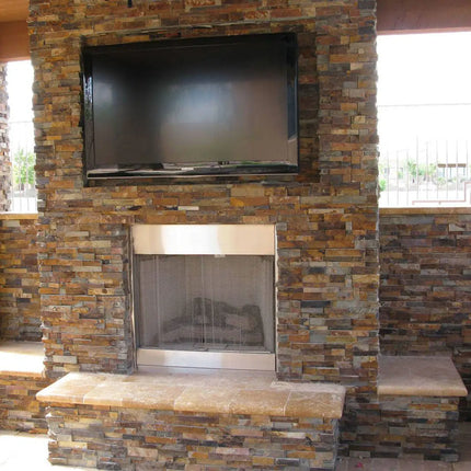 MSI Surfaces California Gold Ledger Corner LPNLSCALGLD618COR - Plumbing Market