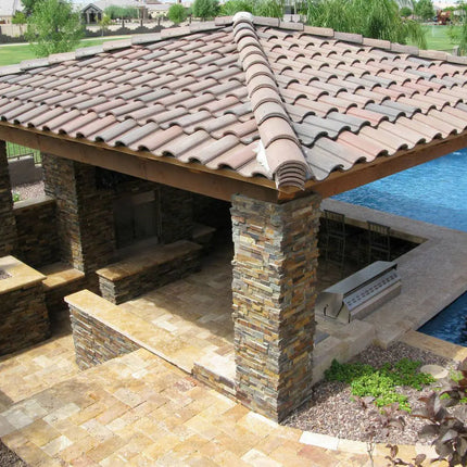 MSI Surfaces California Gold Ledger Corner LPNLSCALGLD618COR - Plumbing Market