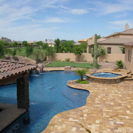 MSI Surfaces California Gold Ledger Corner LPNLSCALGLD618COR - Plumbing Market