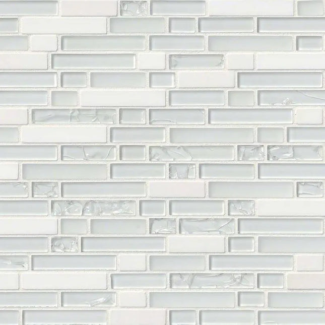 MSI Surfaces Delano Blanco Stone Glass Tile SMOT-SGLS-DELBLA6MM - Plumbing Market