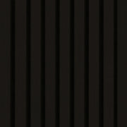 MSI Surfaces Ebony Acoustic Fluted Wood Slat Panels 9.5 x 94.5