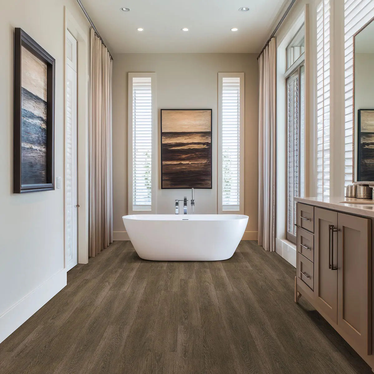 MSI Surfaces Flooring Acclima Louis Hill Luxury Vinyl Planks 7 x 48