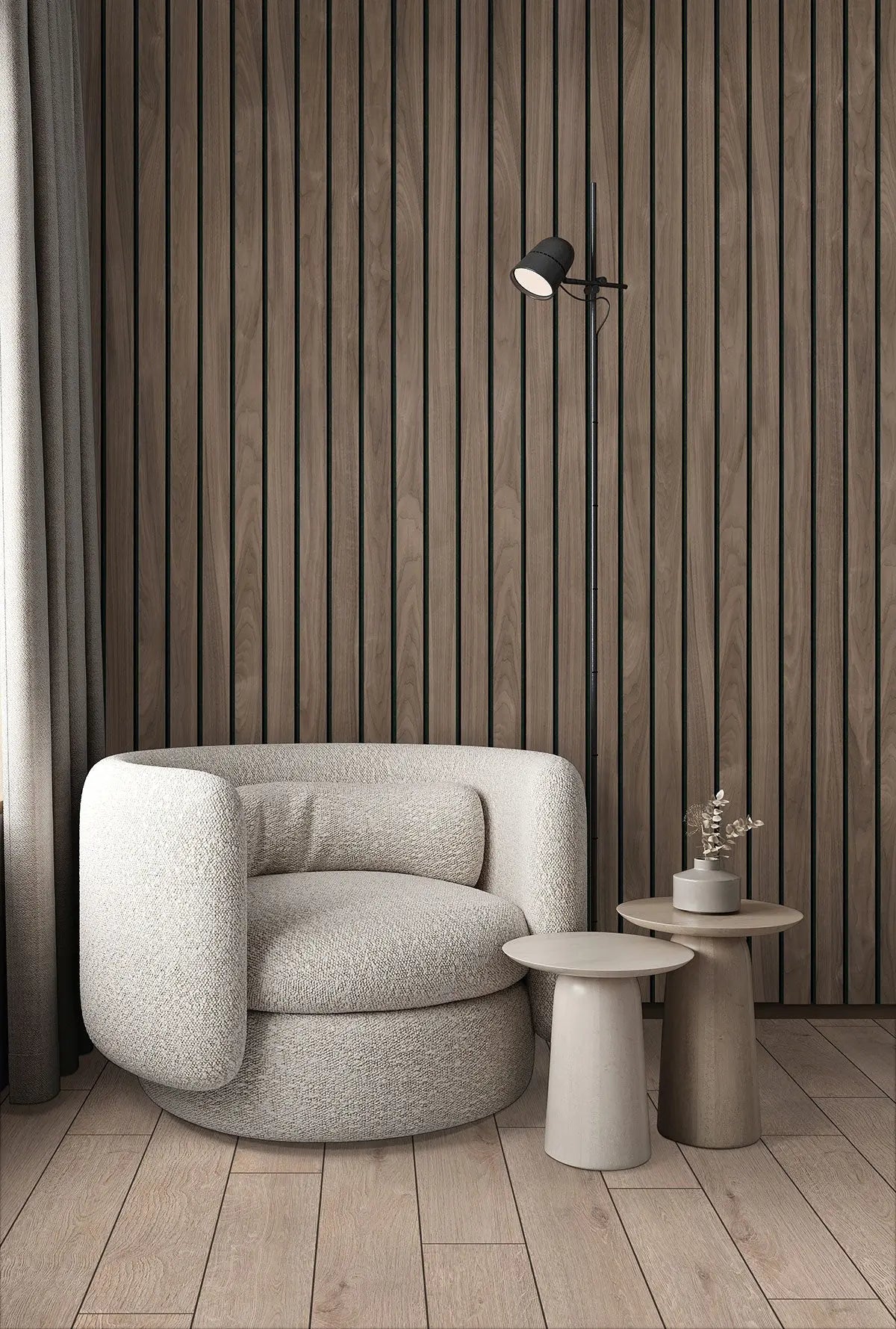 MSI Surfaces Flooring Andover Daria Umber Luxury Vinyl Planks 7 x 48