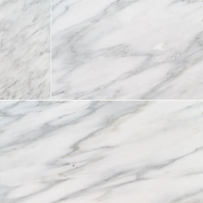 MSI Surfaces Flooring Arabescato Carrara Marble Tile 6 x 12 Polished