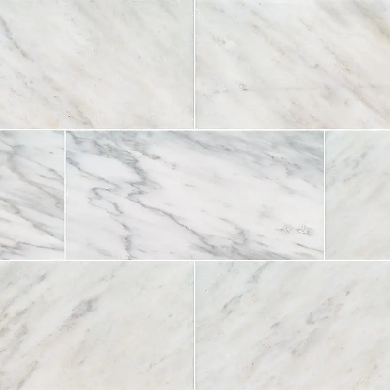 MSI Surfaces Flooring Arabescato Carrara Marble Tile Polished 18 x 36
