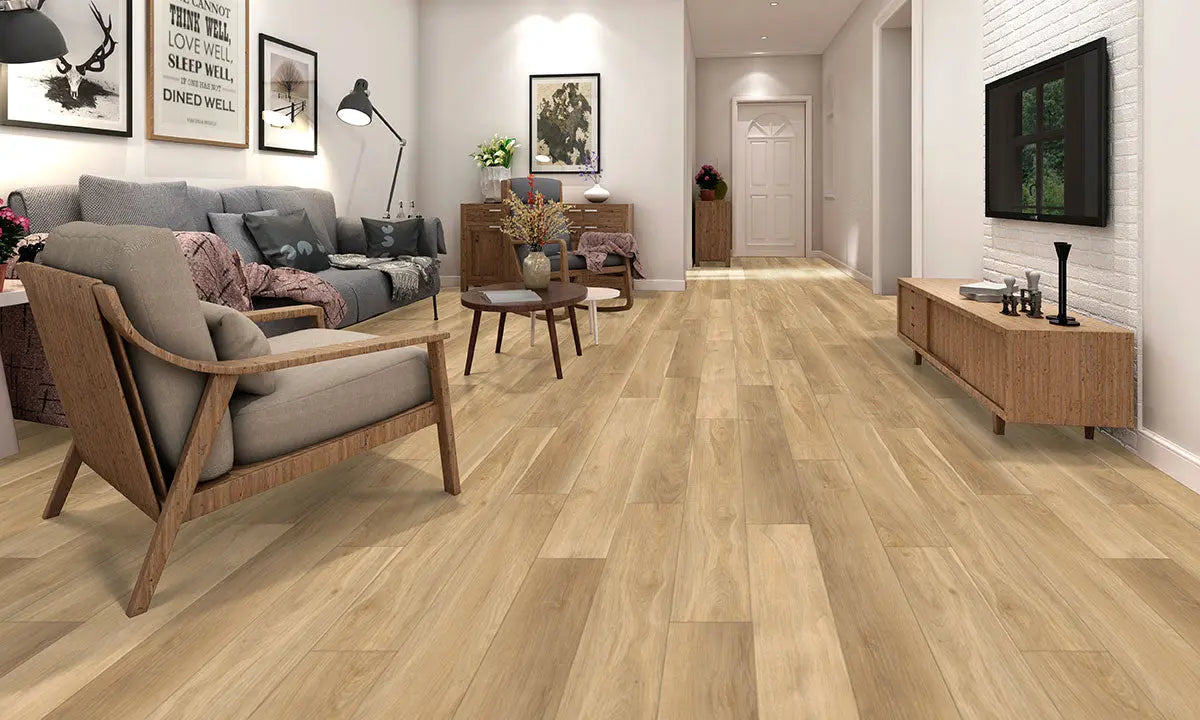 MSI Surfaces Flooring Bayhill Blonde Luxury Vinyl Planks 7 x 48