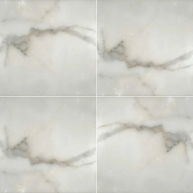 MSI Surfaces Flooring Calacatta Marble Tile 12 x 12 Honed