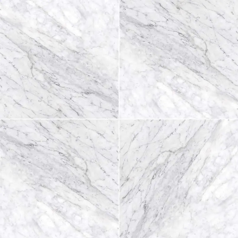 MSI Surfaces Flooring Carrara White Marble Tile 12 x 12 Polished