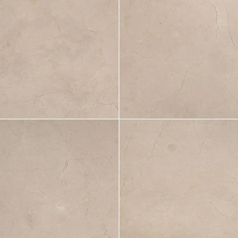 MSI Surfaces Flooring Crema Marfil Select Marble Tile 12 x 12 Polished
