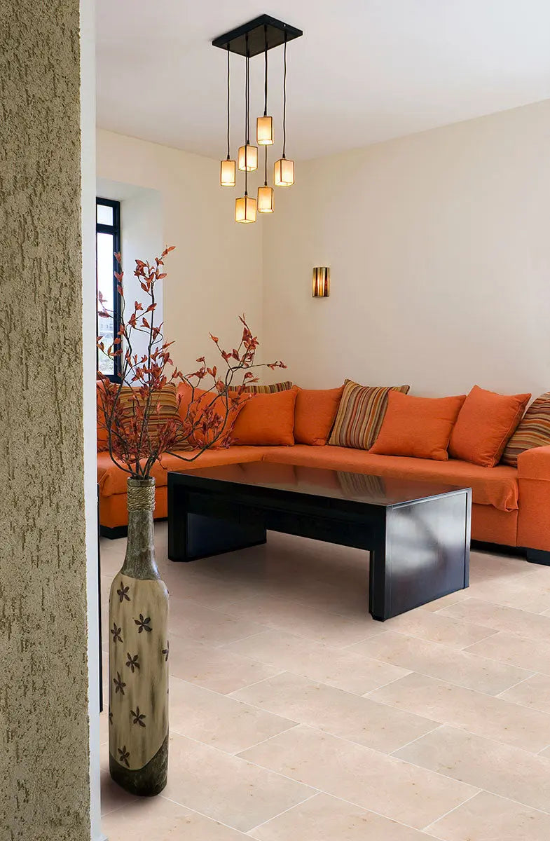 MSI Surfaces Flooring Crema Marfil Select Marble Tile 12 x 24 Polished