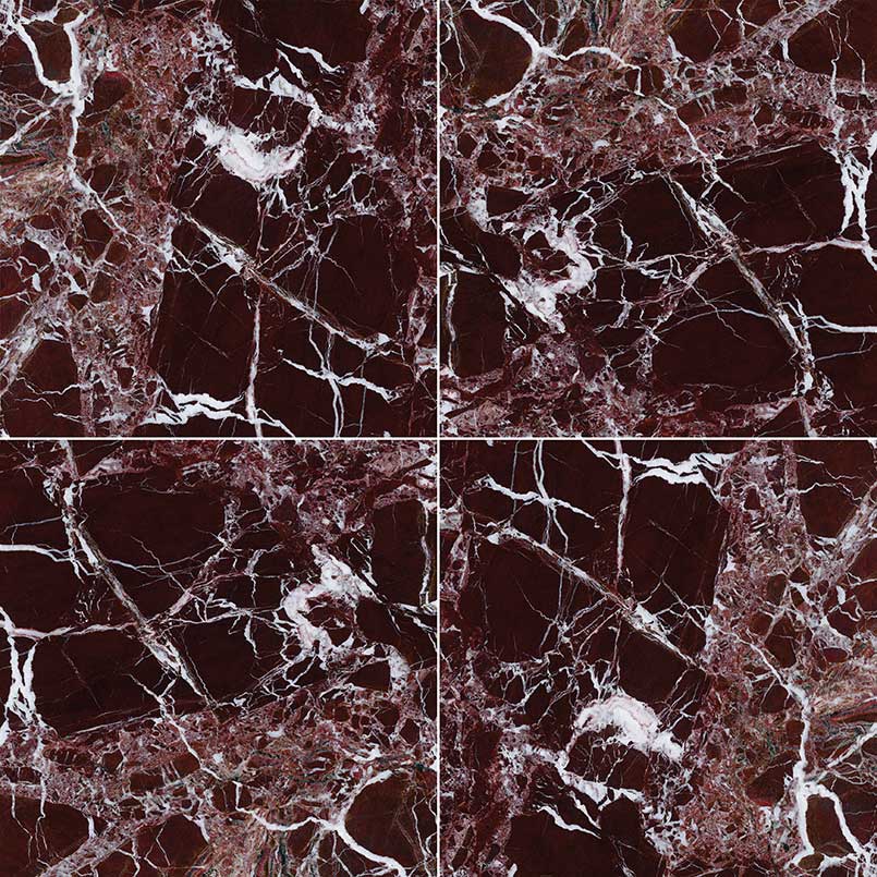 MSI Surfaces Flooring Rosso Levanto Marble Tile 12 x 12 Polished - Plumbing Market