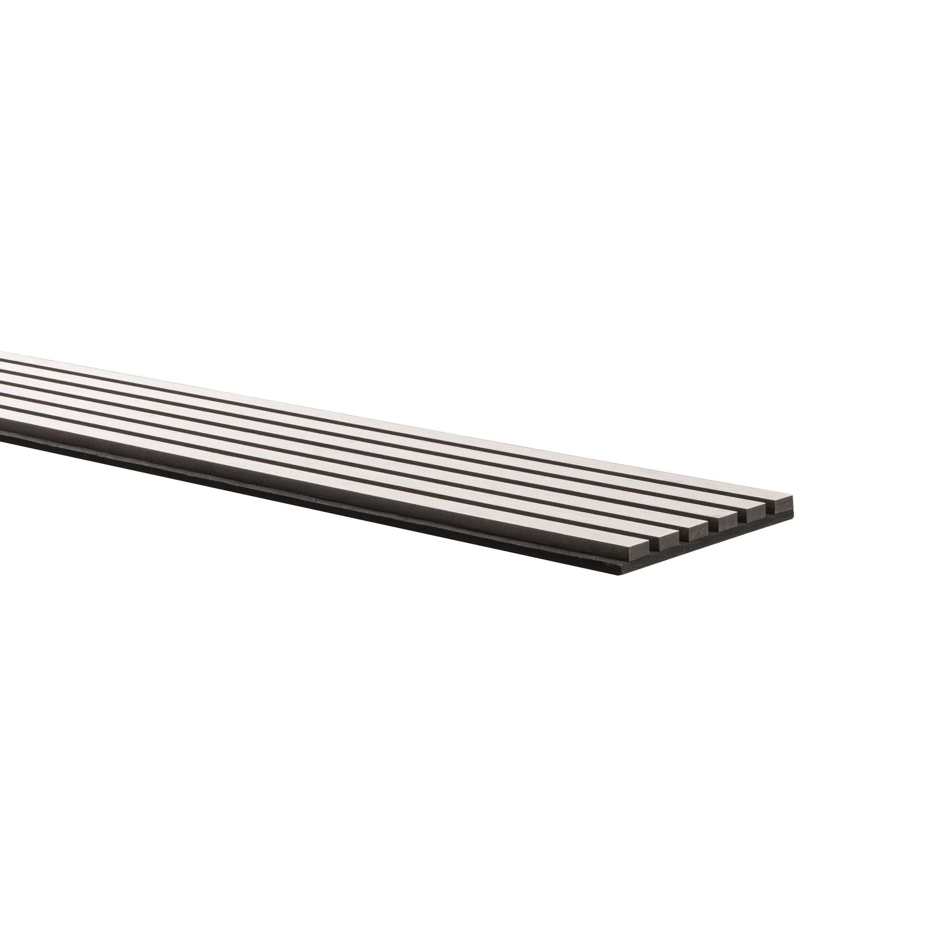 MSI Surfaces Fog Acoustic Fluted Wood Slat Panels 9.5 x 94.5