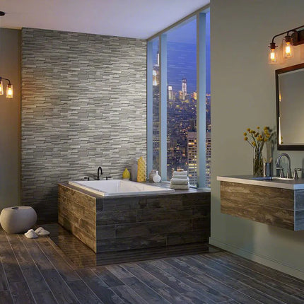 MSI Surfaces Gray Oak 3D Honed Ledger Corner LPNLMGRYOAK618COR-3DH - Plumbing Market