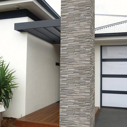 MSI Surfaces Gray Oak 3D Honed Ledger Corner LPNLMGRYOAK618COR-3DH - Plumbing Market