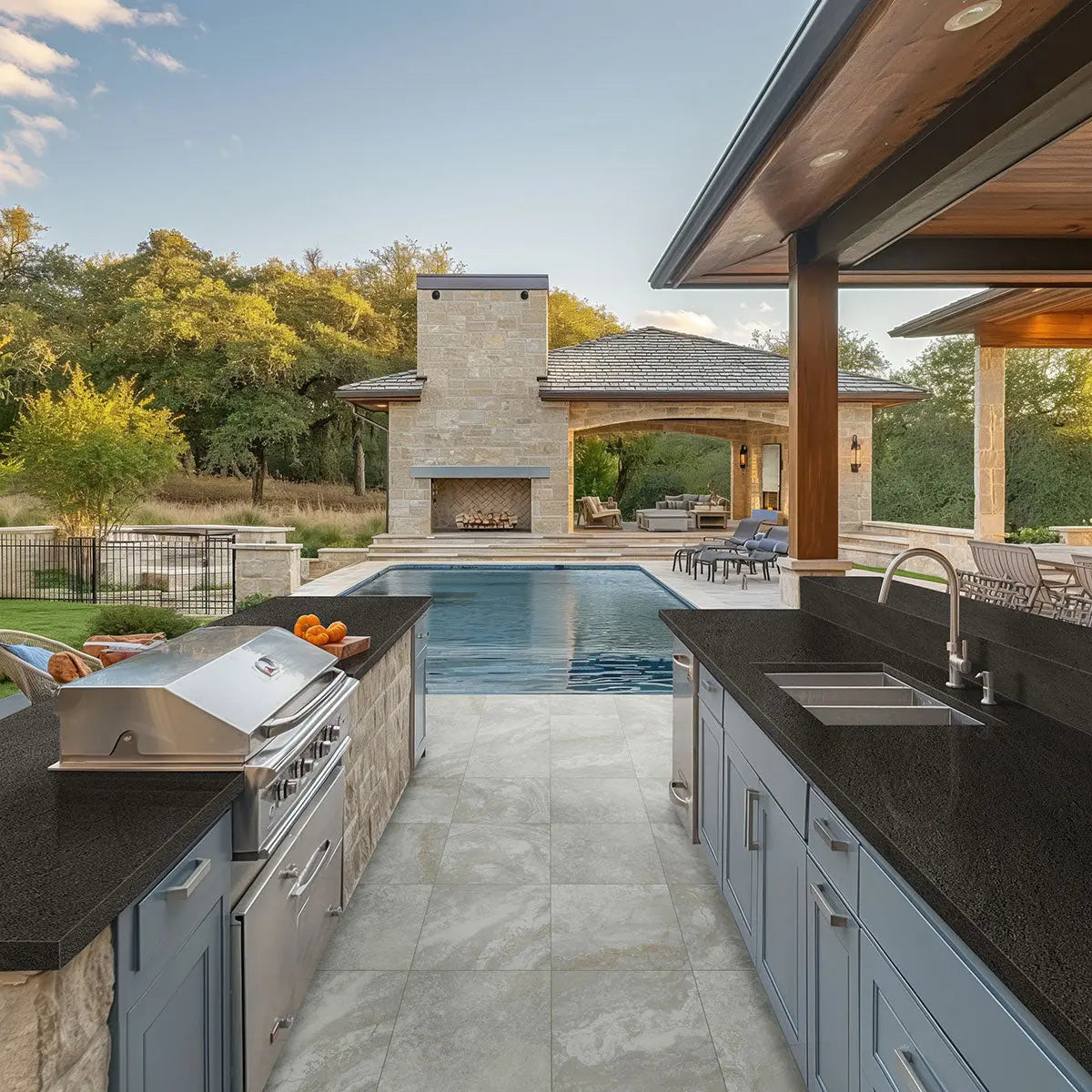 MSI Surfaces Hardscaping Porcelain Pavers Argento Travertino Arterra