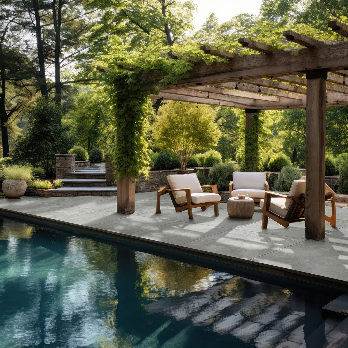 MSI Surfaces Hardscaping Porcelain Pavers Argento Travertino Arterra