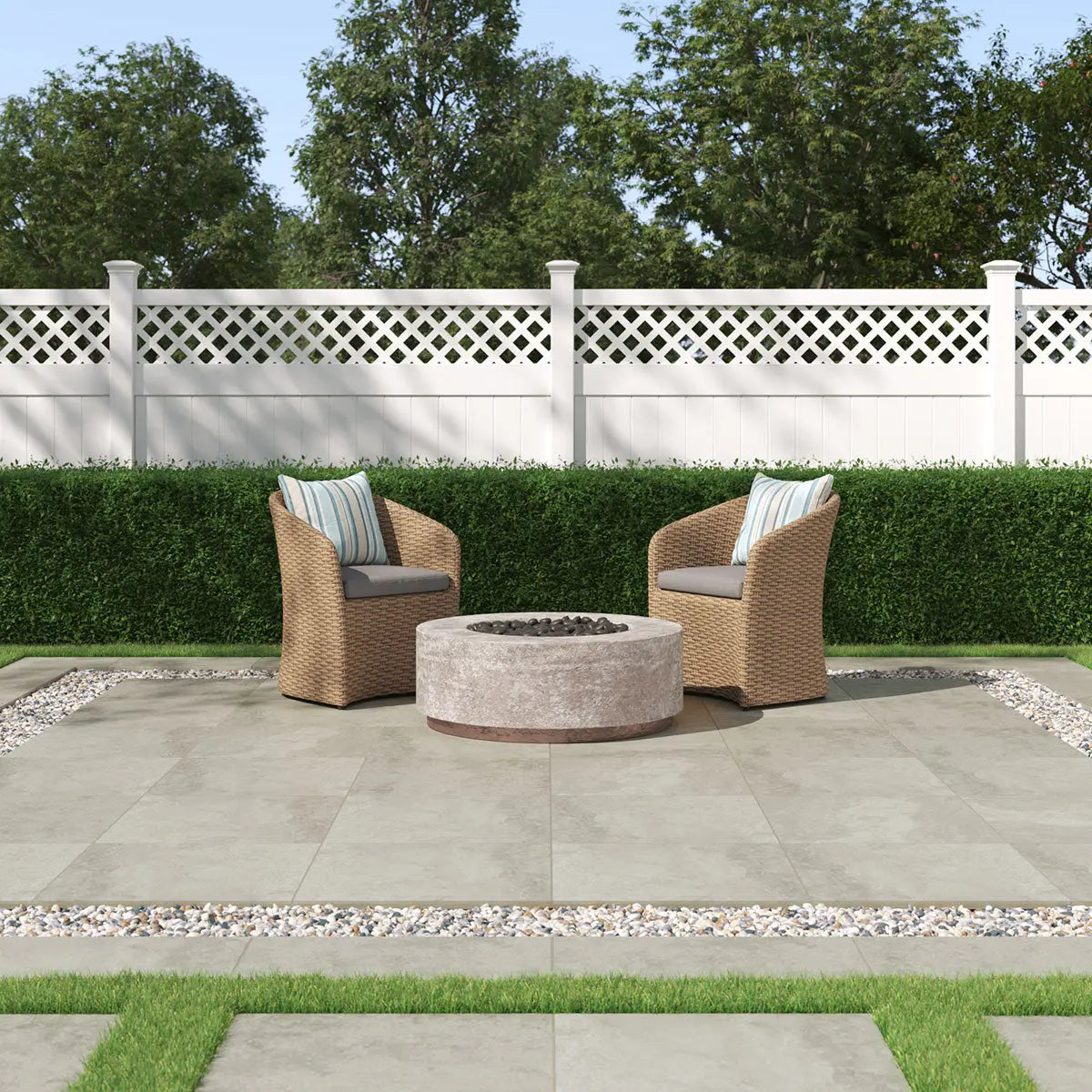 MSI Surfaces Hardscaping Porcelain Pavers Argento Travertino Arterra