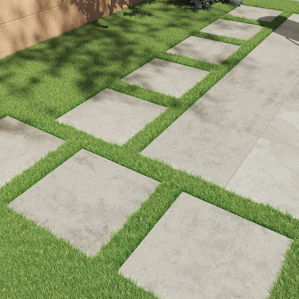 MSI Surfaces Hardscaping Porcelain Pavers Argento Travertino Arterra