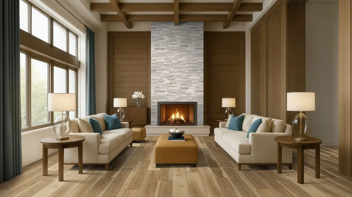 MSI Surfaces Flooring White Oak Marble Tile Polished 12 x 24