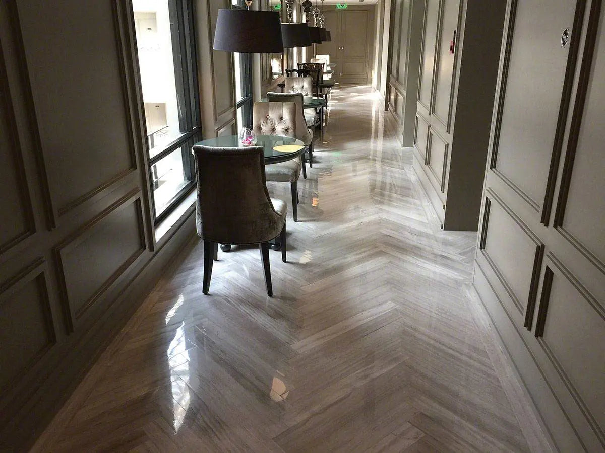 MSI Surfaces Flooring White Oak Marble Tile Polished 12 x 24