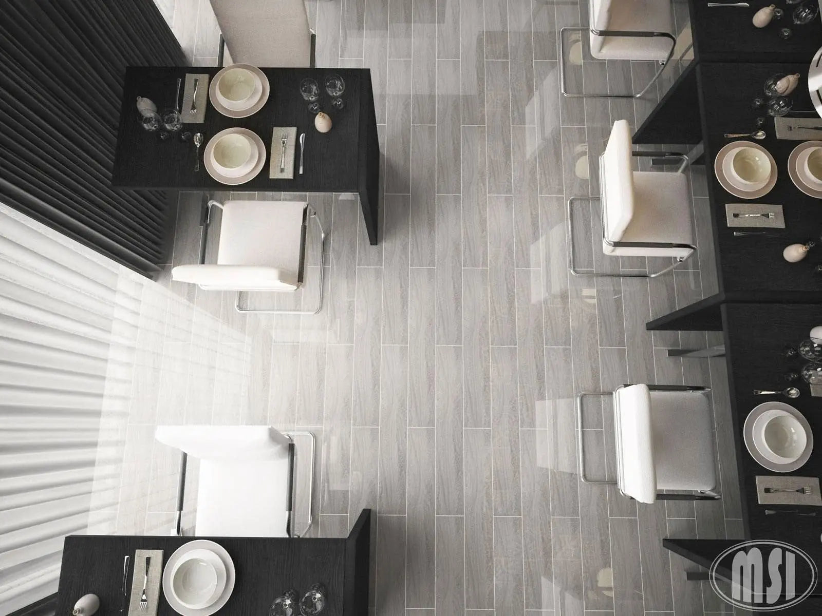MSI Surfaces Flooring White Oak Marble Tile Polished 12 x 24