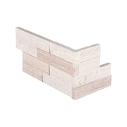 MSI Surfaces Marble White Oak Multi Splitface L Panel 6x18