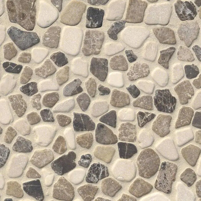 MSI Surfaces Mix Marble Pebbles Mesh Backed SMOT-PEB-MIXMAR - Plumbing Market