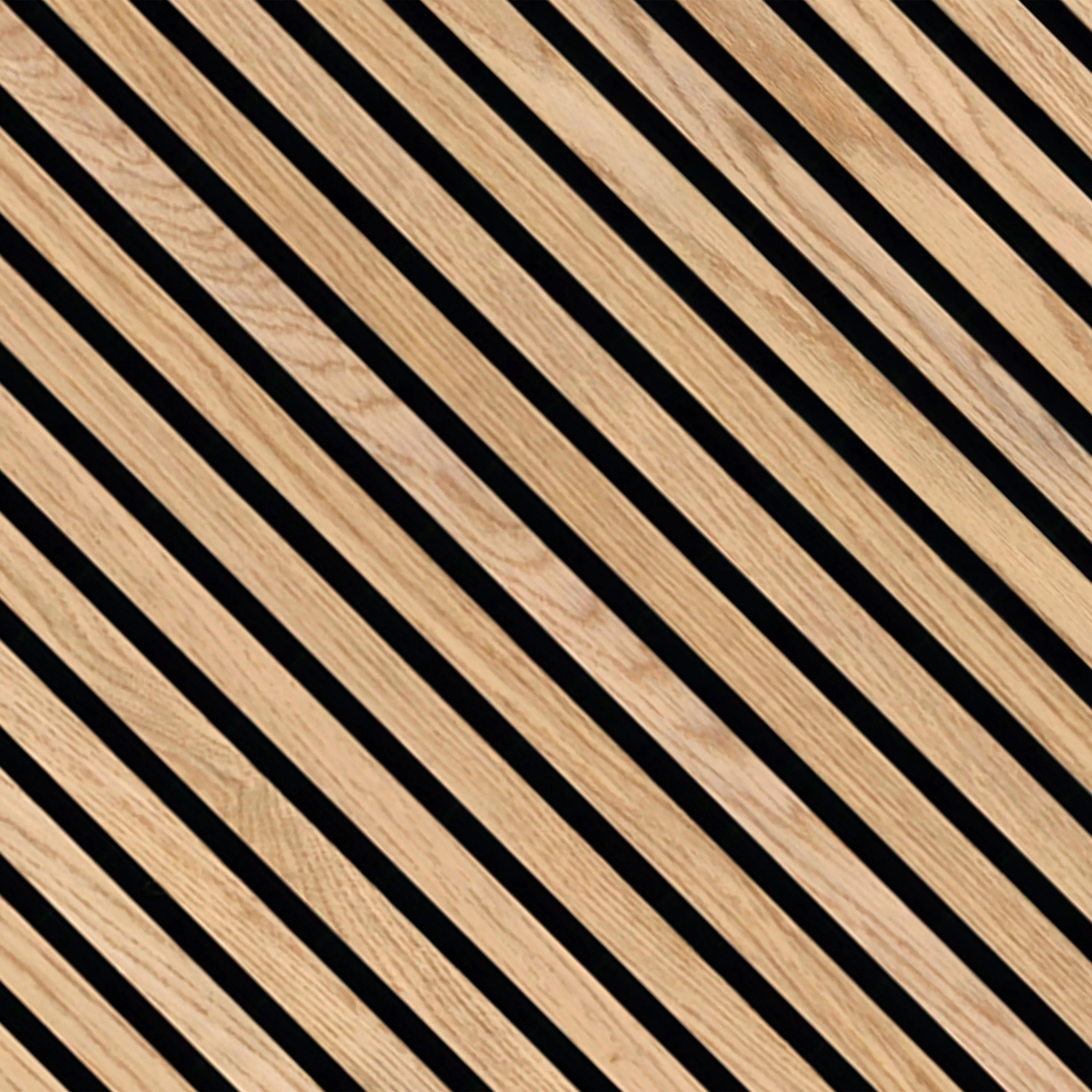 MSI Surfaces Natural Acoustic Fluted Wood Slat Wall Panels 9.5 x 120