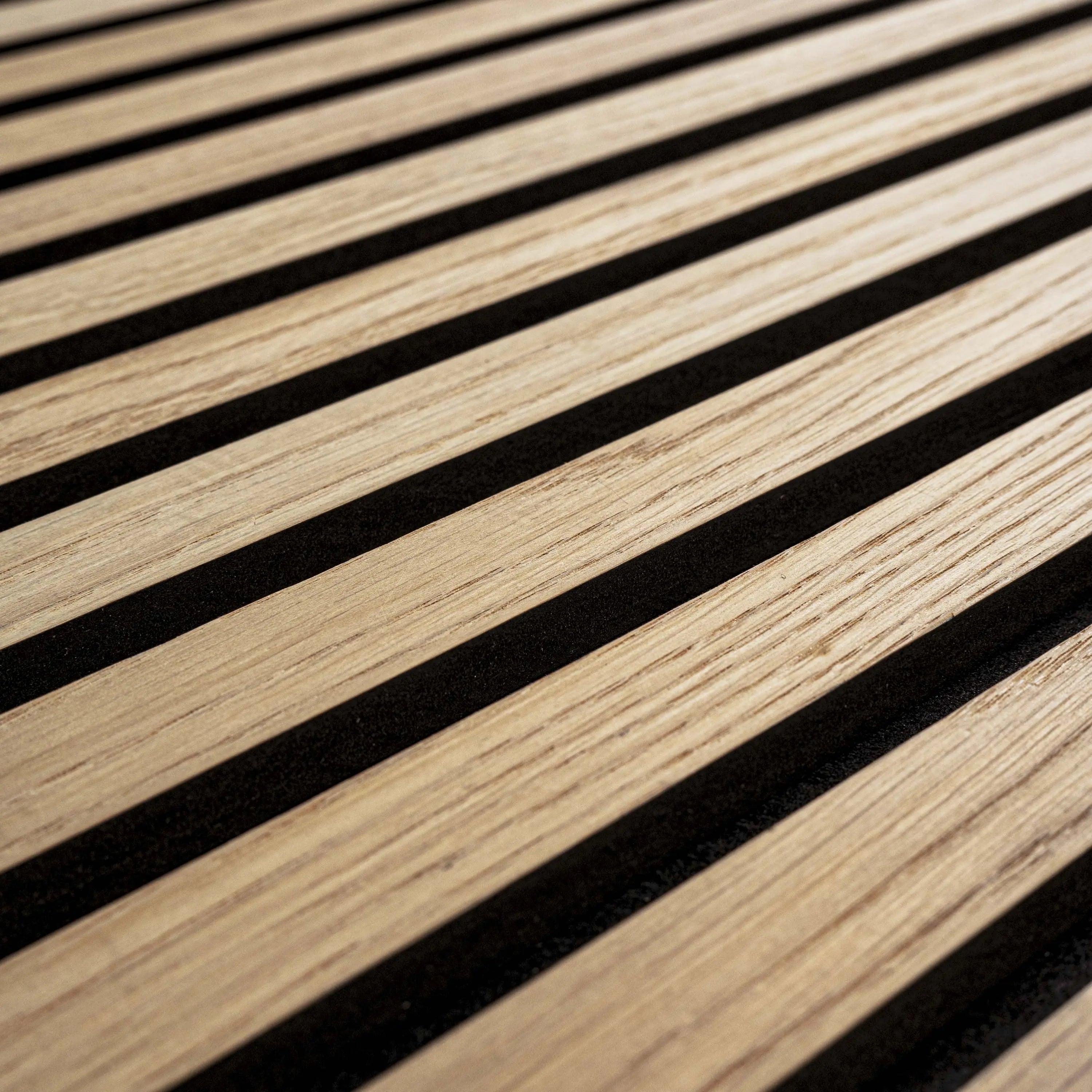 MSI Surfaces Natural Acoustic Fluted Wood Slat Wall Panels 9.5 x 120