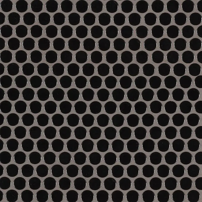 MSI Surfaces Nero Penny Round Glossy SMOT-PT-PENRD-NERO - Plumbing Market