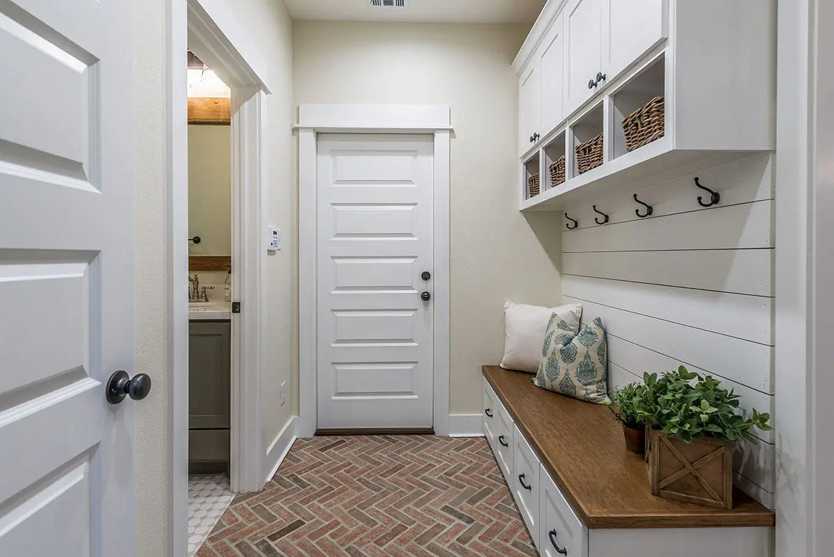 MSI Surfaces Noble Red Reclaimed Clay Brick Herringbone