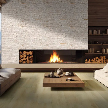 MSI Surfaces Royal White Splitface Ledger Corner LPNLQROYWHI618COR - Plumbing Market