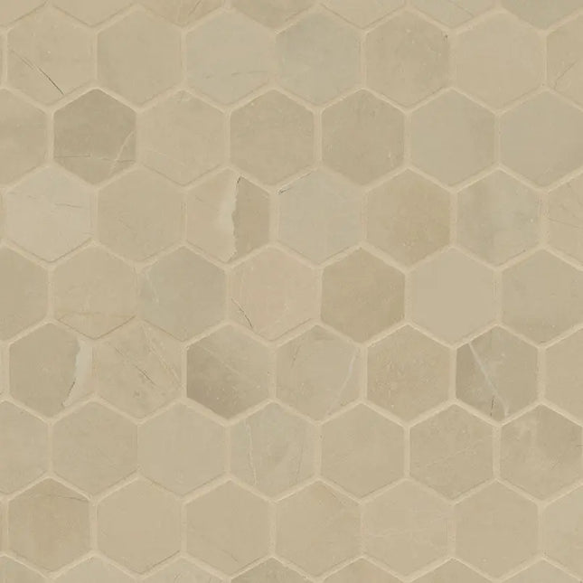 MSI Surfaces Sande Cream 2X2 Hexagon Matte NSANCRE2X2HEX - Plumbing Market