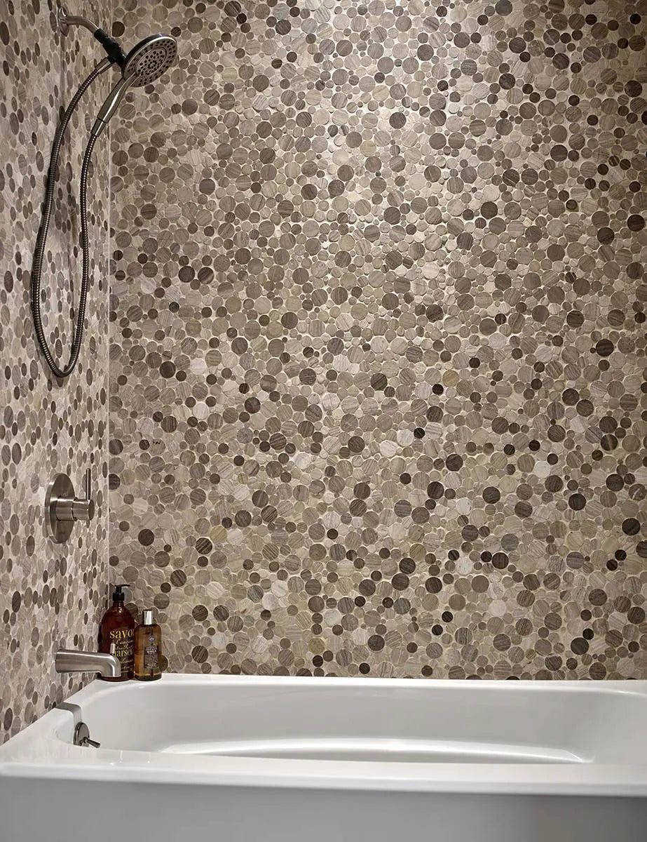 MSI Surfaces Serenity Stone Pebbles Mesh Backed SMOT-SERENITY-PEB10MM - Plumbing Market