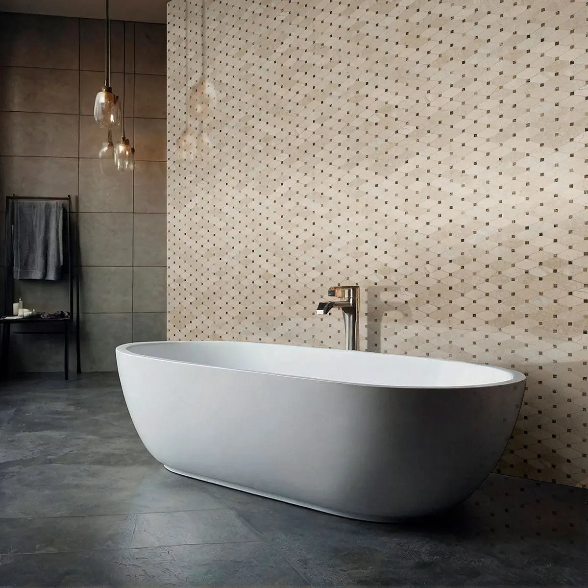 MSI Surfaces Valencia Blend Elongated SMOT-VALBLND-OCTEL10MM - Plumbing Market