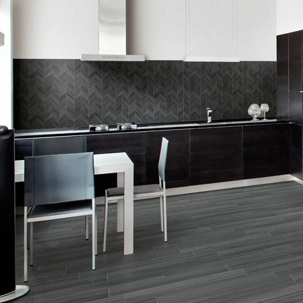 MSI Surfaces Watercolor Graphite Chevron 12X15 Mosaic NWATGRACHE12X15 - Plumbing Market