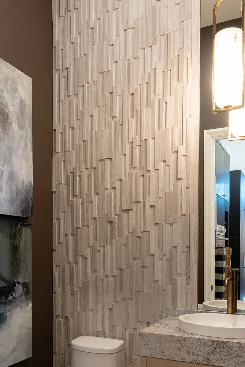 MSI Surfaces White Oak 3D Honed Ledger Corner LPNLMWHIOAK618COR-3DH - Plumbing Market